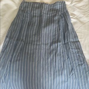 INSIGHT XL Summer Skirt Blue With White Stripes